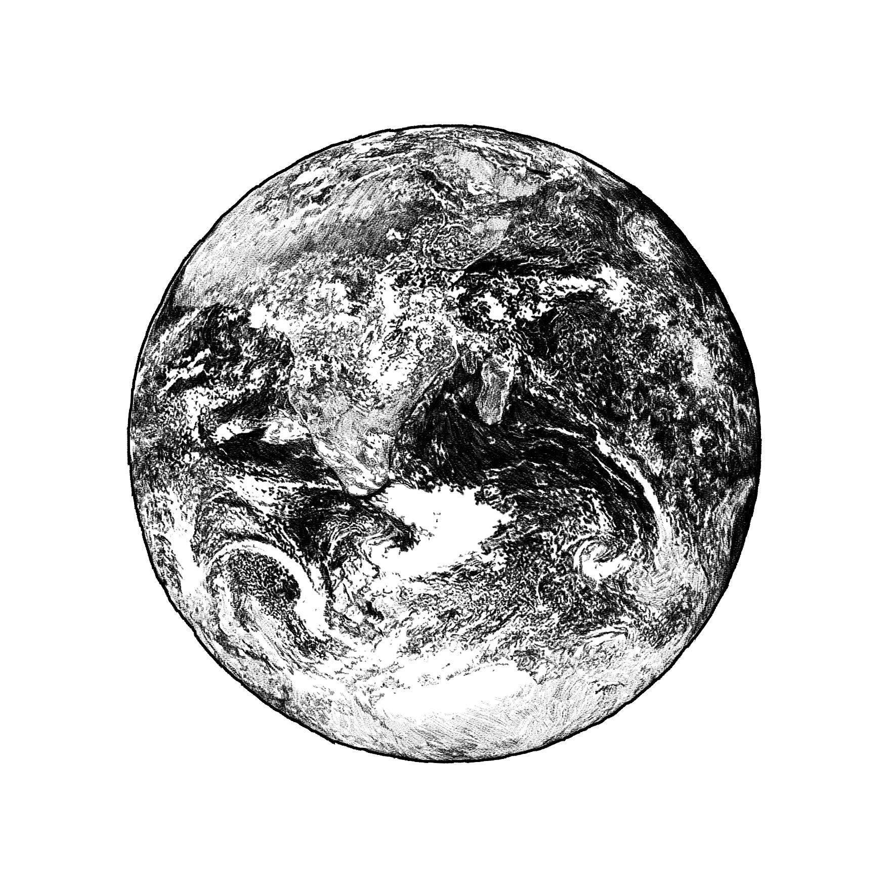 Earth Planet Illustration